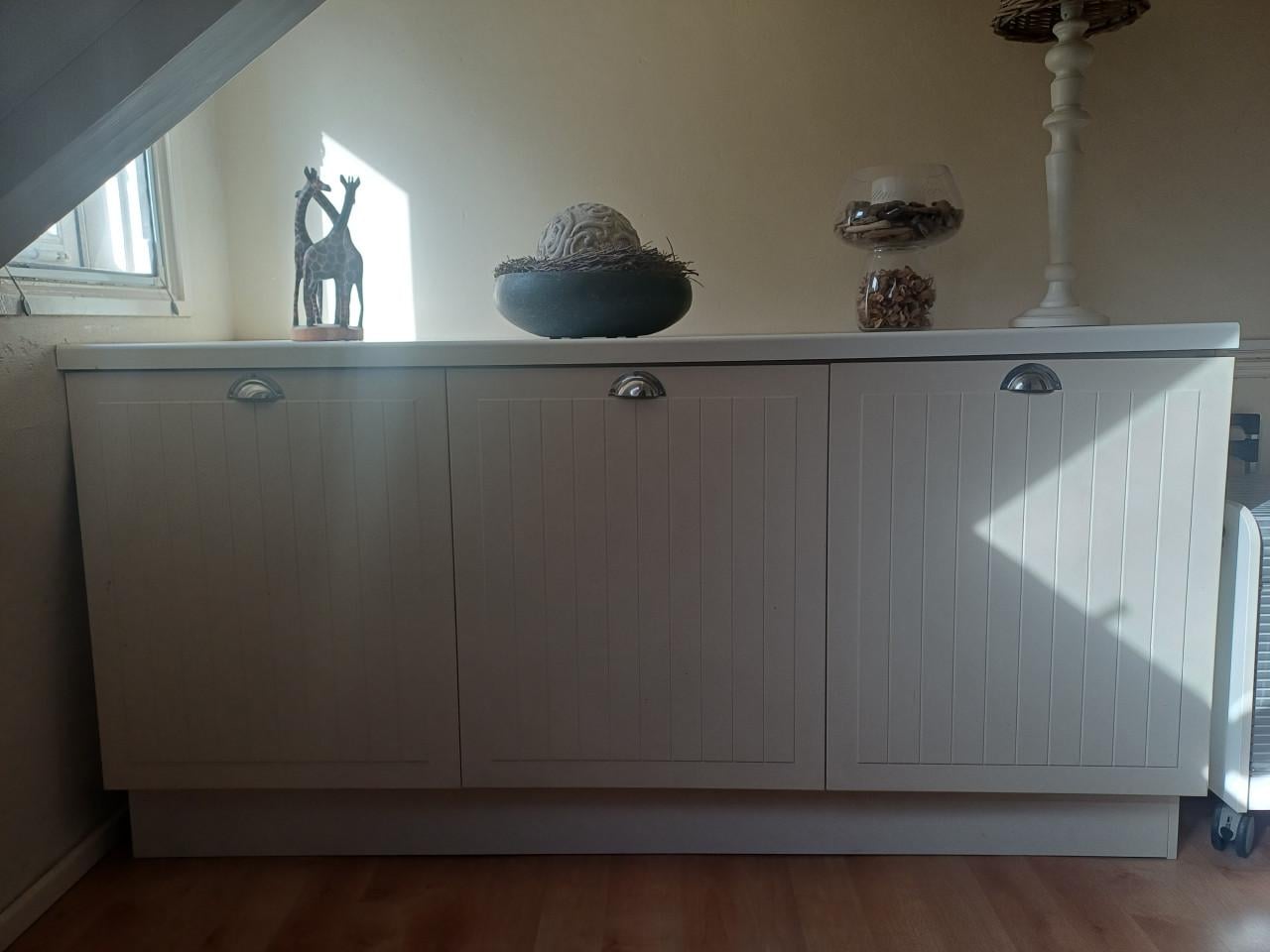 IKEA keukenkastjes 3 stuks (60 cm) met dik werkblad en plint