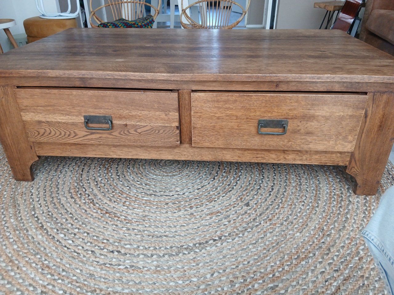 Houten salontafel