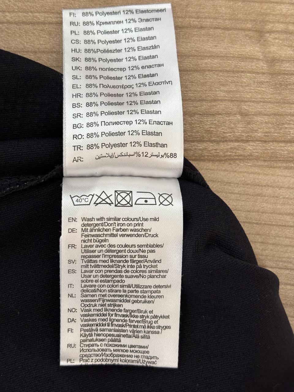 3/4 sportbroek energetics zwart maat 44