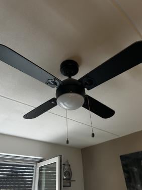 Ventilator plafondlamp