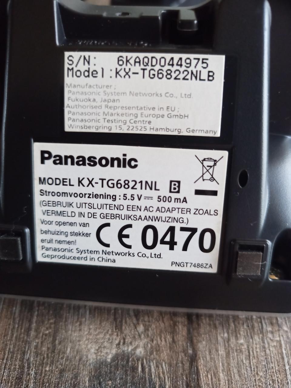 Panasonic dect telefoon