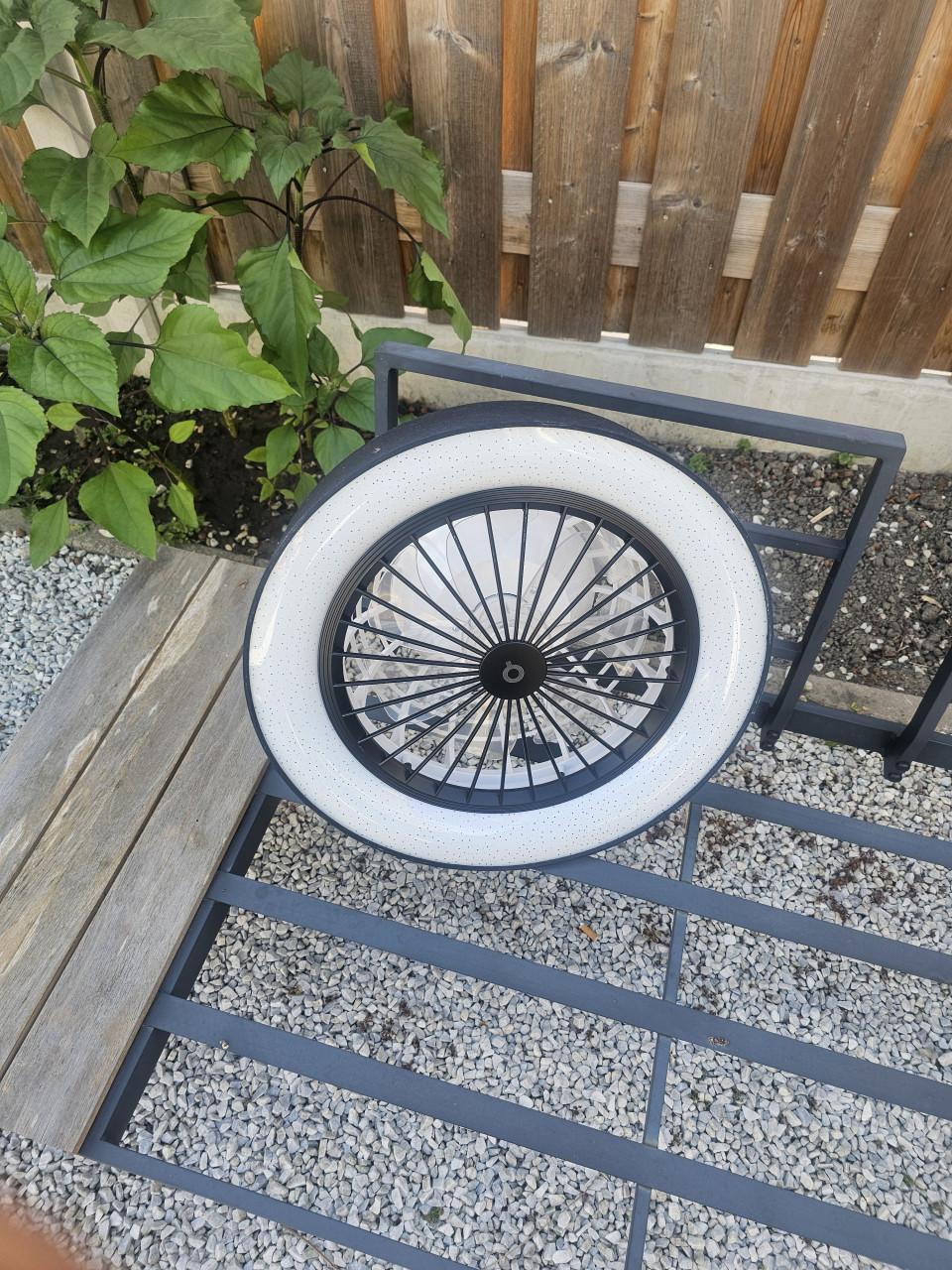 Plafondventilator met verlichting