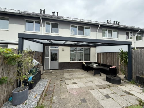 Overkapping aluminium antraciet