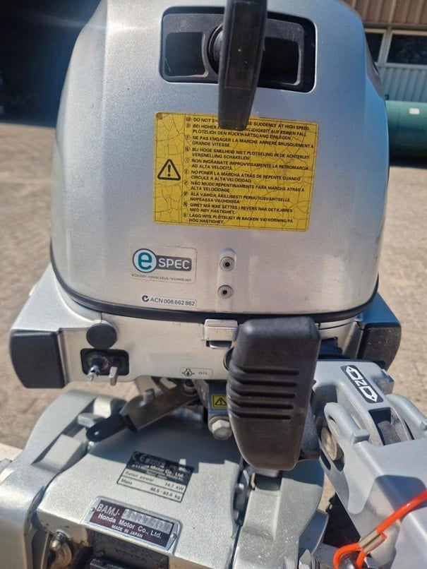 Honda 20 pk langstaart met tilt assist! Knuppel en kabels