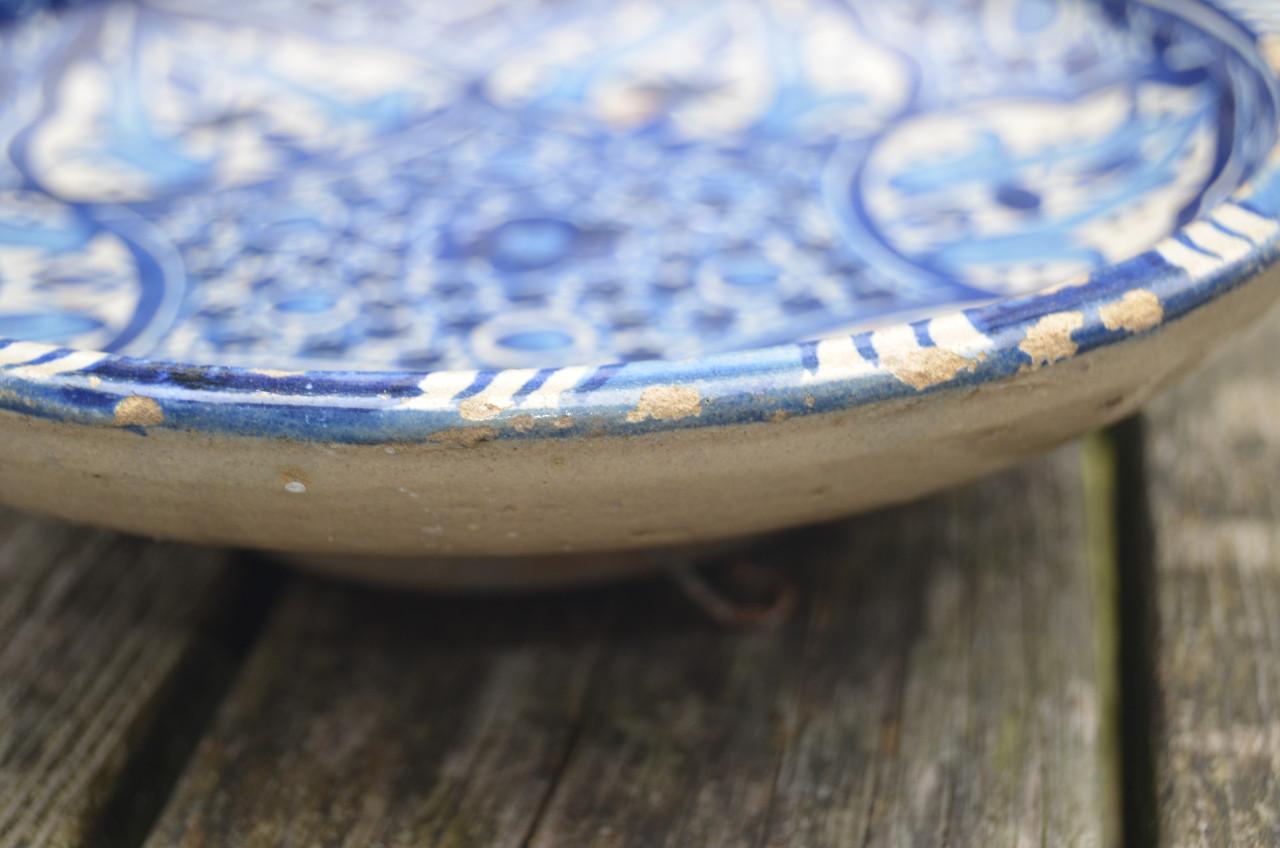 N. Afrikaans Arabisch keramieke schaal Maghreb / Fez / Safi?