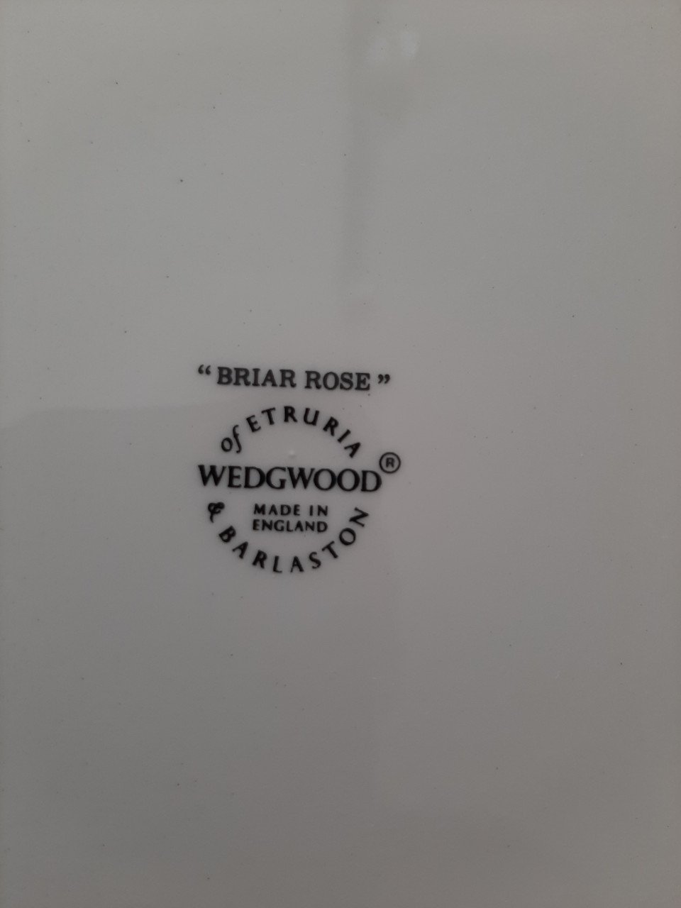 WEDGWOOD , BRIAR ROSE - 6  GEBAKBORDJES - DIA 16 CM