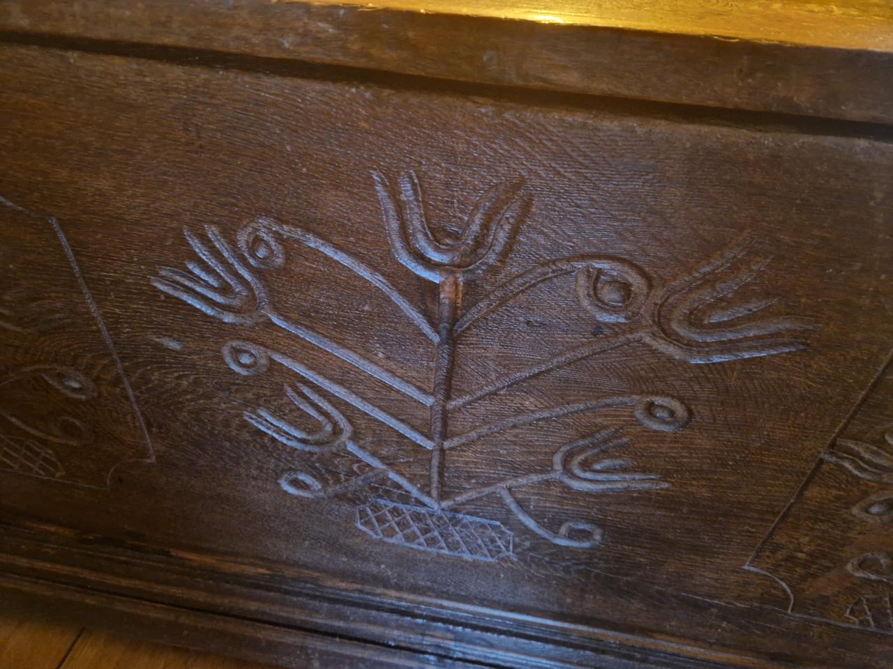 ! Koopje! Antieke dekenkist