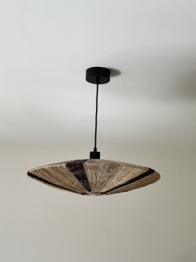 GOOD&MOJO Plafonniere Iguazu - Jute - Ø55cm