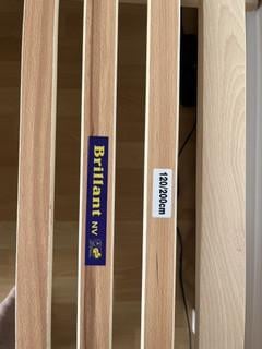 Bed, 120x200 cm inclusief lattenbodem (excl. matras)