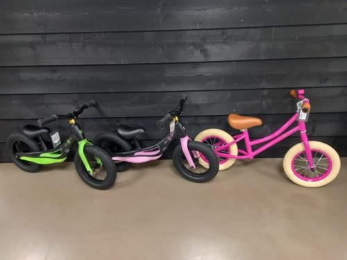 Degelijke superlichte loopfietsjes,afgemonteerd en rijklaar €100,-