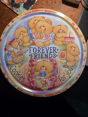 Vintage Forever Friends koekblik uit 1994