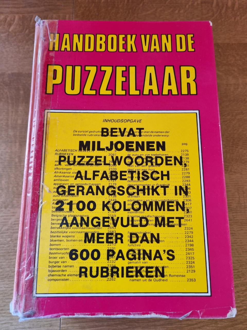 Woordenboek voor kruiswoordraadsels