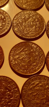 Wilhelmina 1 cent - 44 stuks