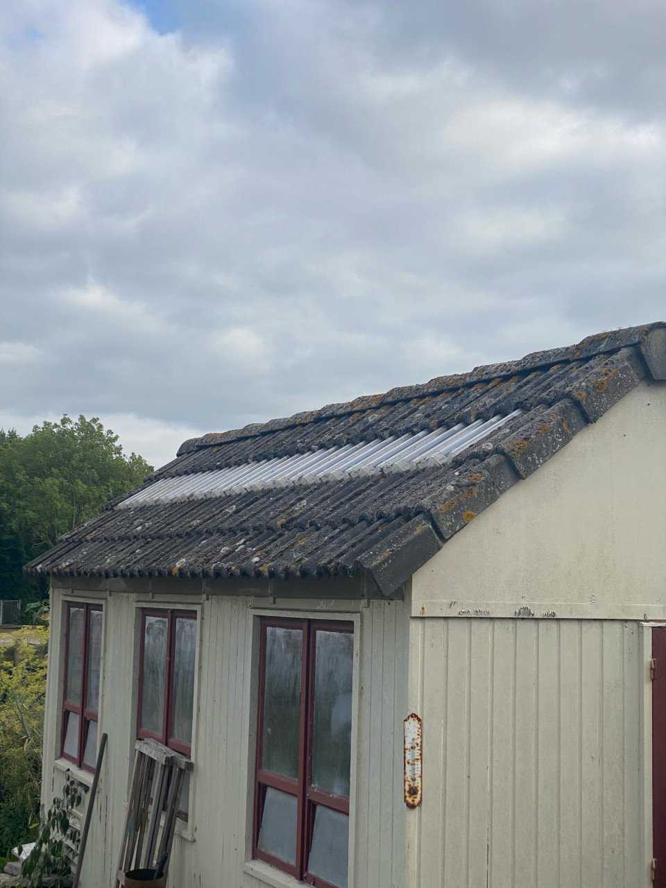 Sneldek dakpannen duivenhok