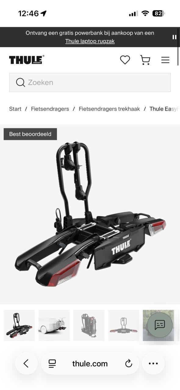 Thule fietsendrager