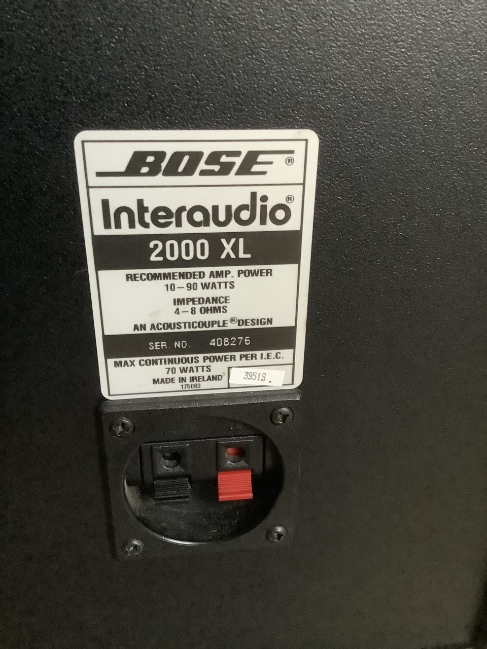 Set Luidsprekers, Speakers Bose Interaudio 2000 XL