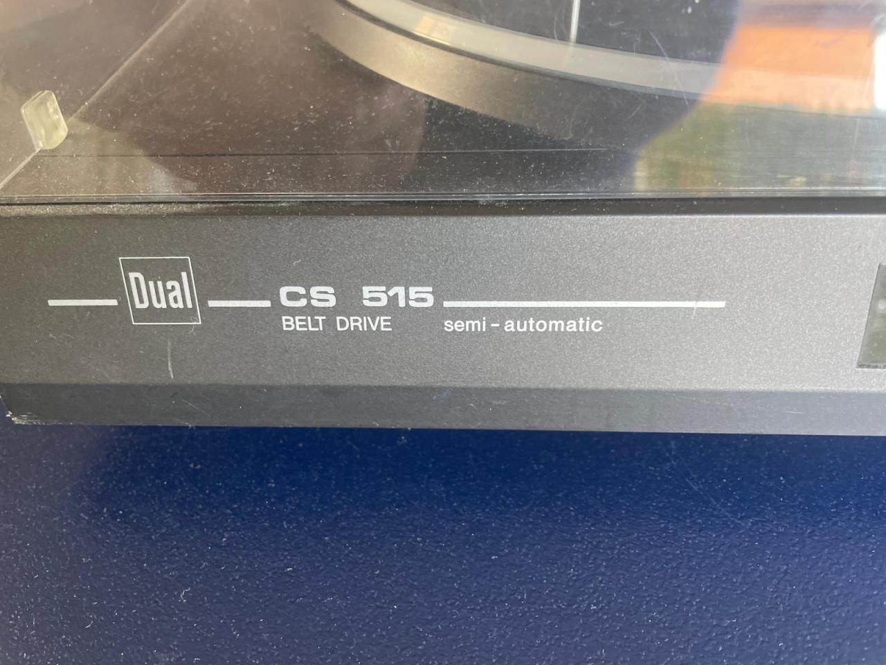 Aangeboden Platenspeler Dual CS 515