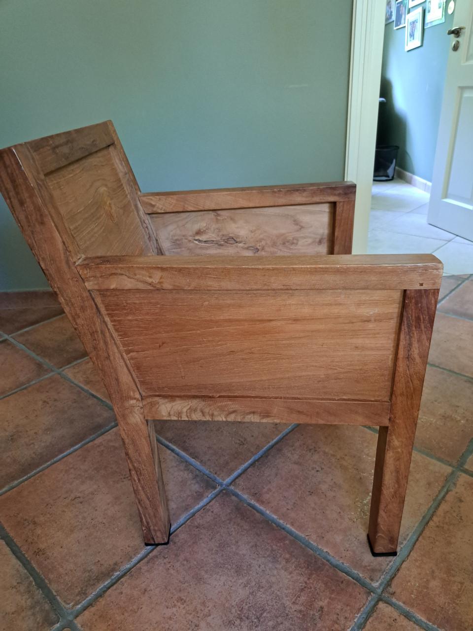 Teakhouten stoelen 4 stuks