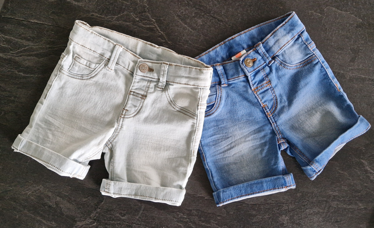 Jongens korte jeans broeken maat 92