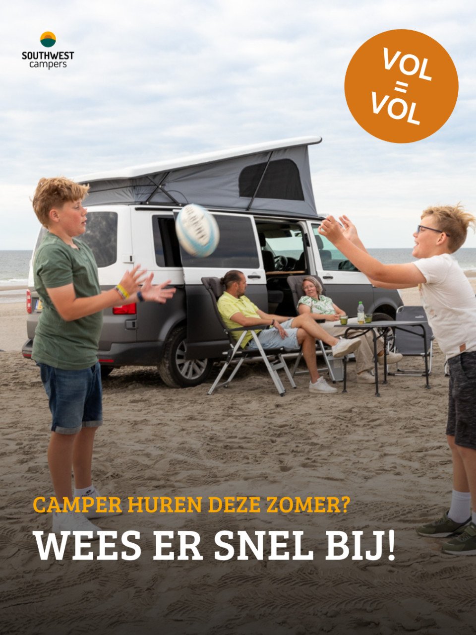 VW Buscamper te huur