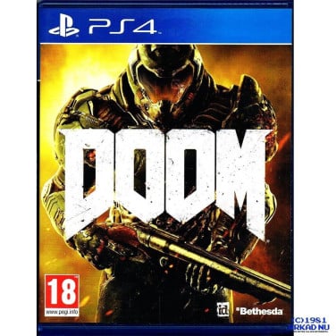 ZGAN PS4 game DOOM, werkt perfect, geen kras, geen koeriers