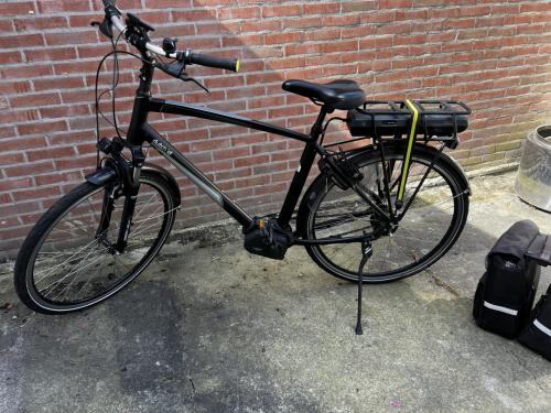 E-bike: Dutch id  + mountainbike + gereedschap etc.
