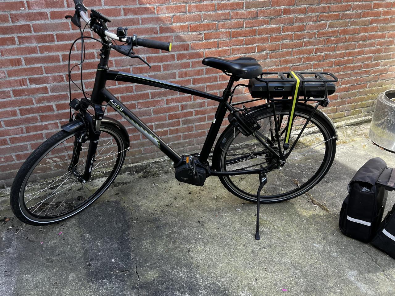 E-bike: Dutch id  + mountainbike + gereedschap etc.