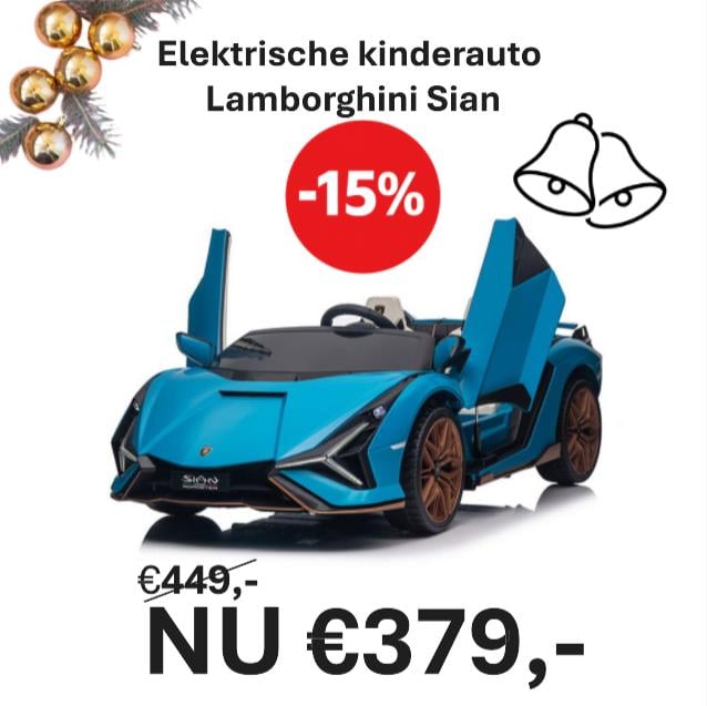KERSTUITVERKOOP  Elektrische kindervoertuigen OP=OP!