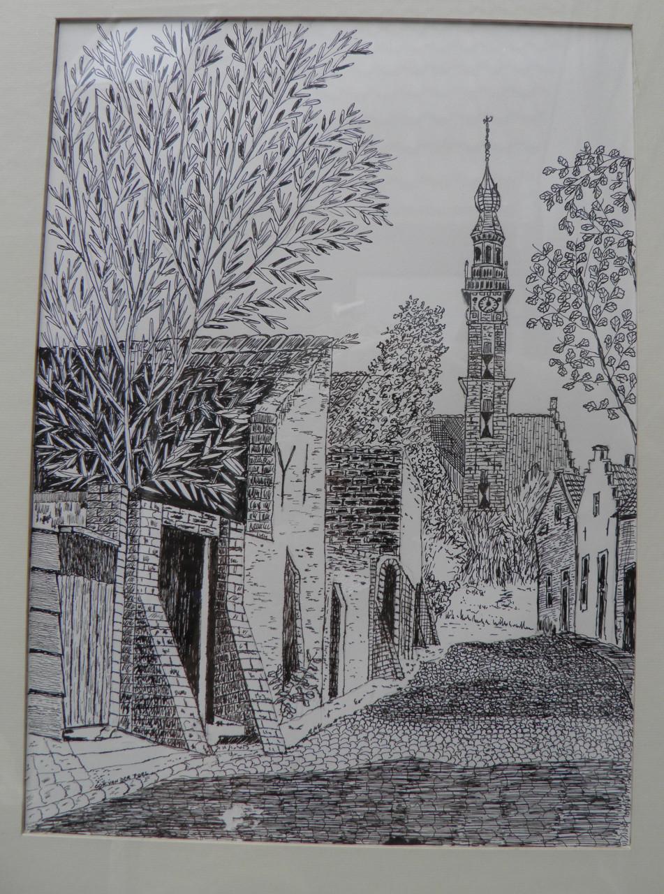 Pentekening veere