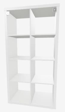 Witte Ikea Kallax kast