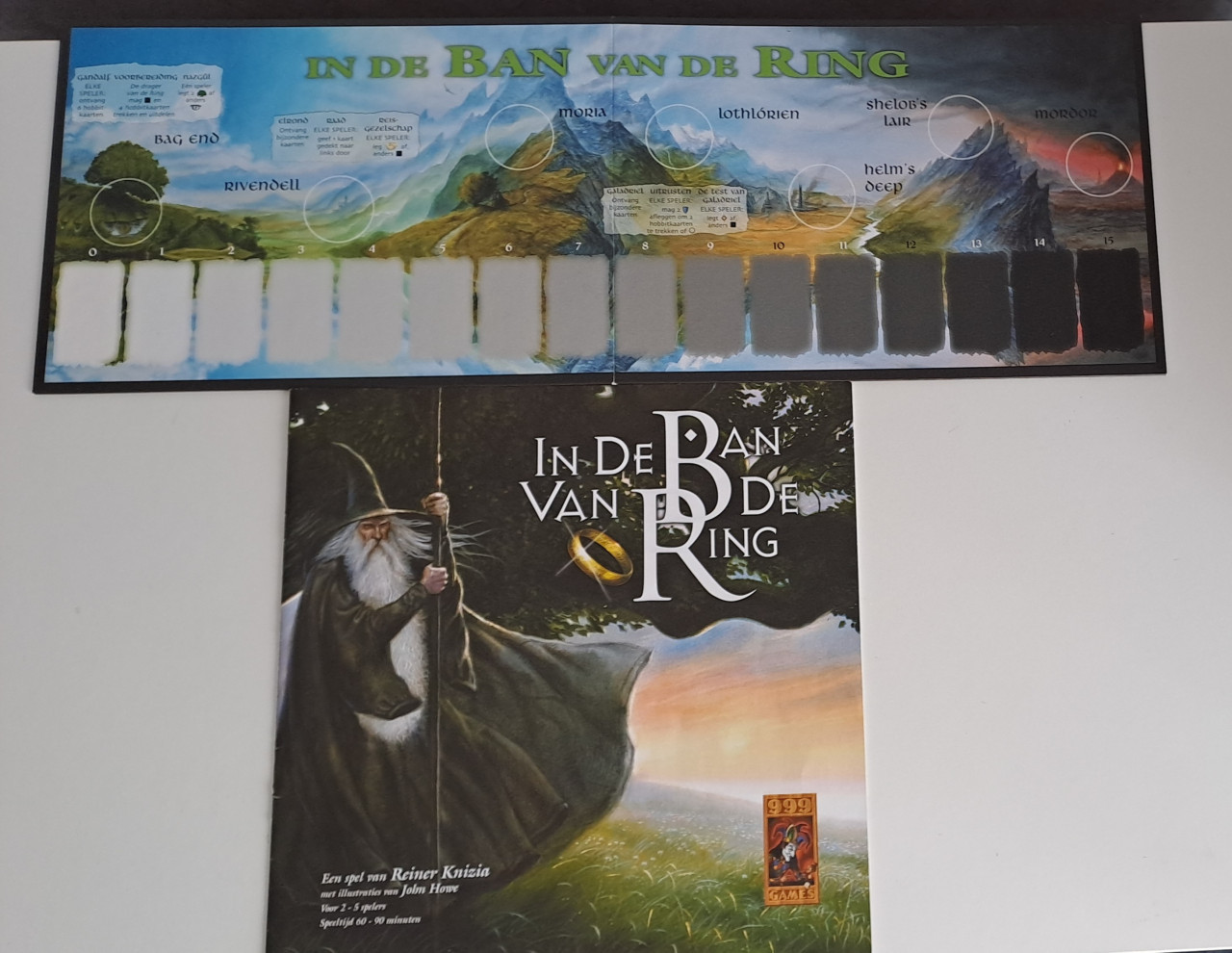 In de Ban van de Ring. Spel van Reiner Knizia. Sophisticated Games