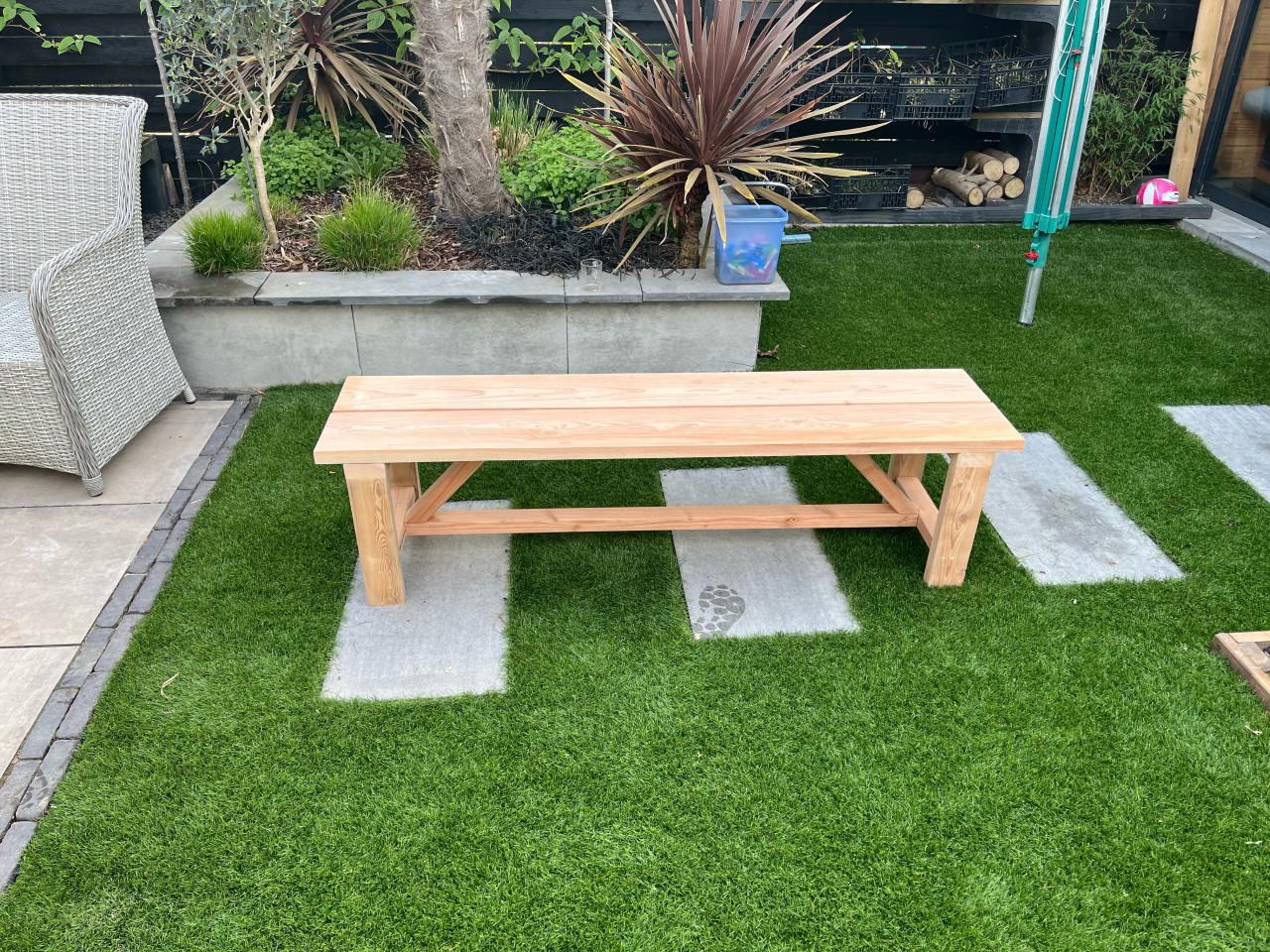 Robuuste houten tuinbank / buitenbank – douglas hout