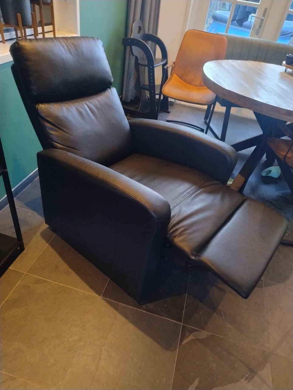 Relaxfauteuil relaxstoel zwart