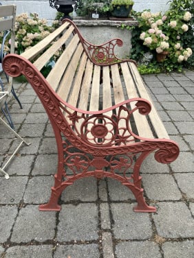 Gietijzeren tuinbank