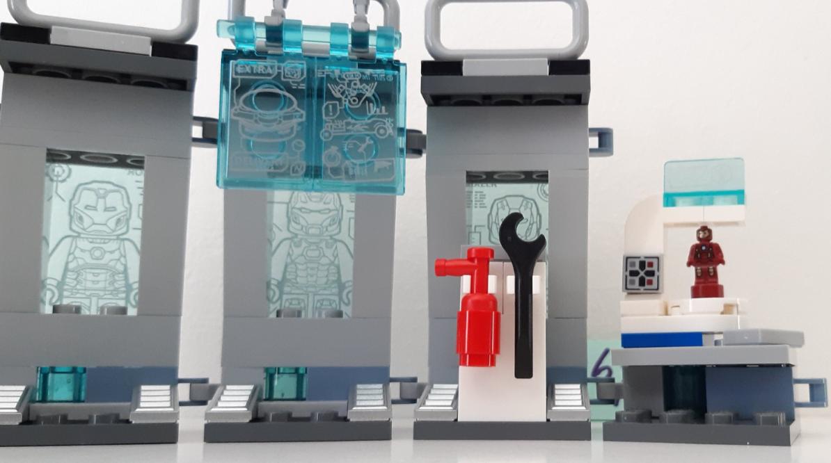 LEGO Marvel Avengers 76167:  Iron Man Wapenkamer
