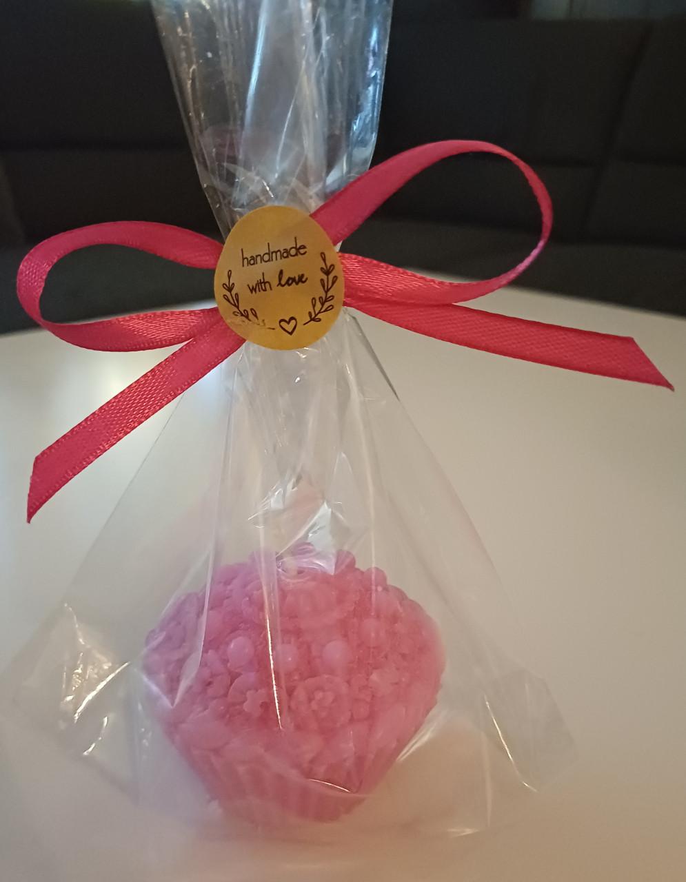 Zeeuwe knop kaarsje in cupcake vorm