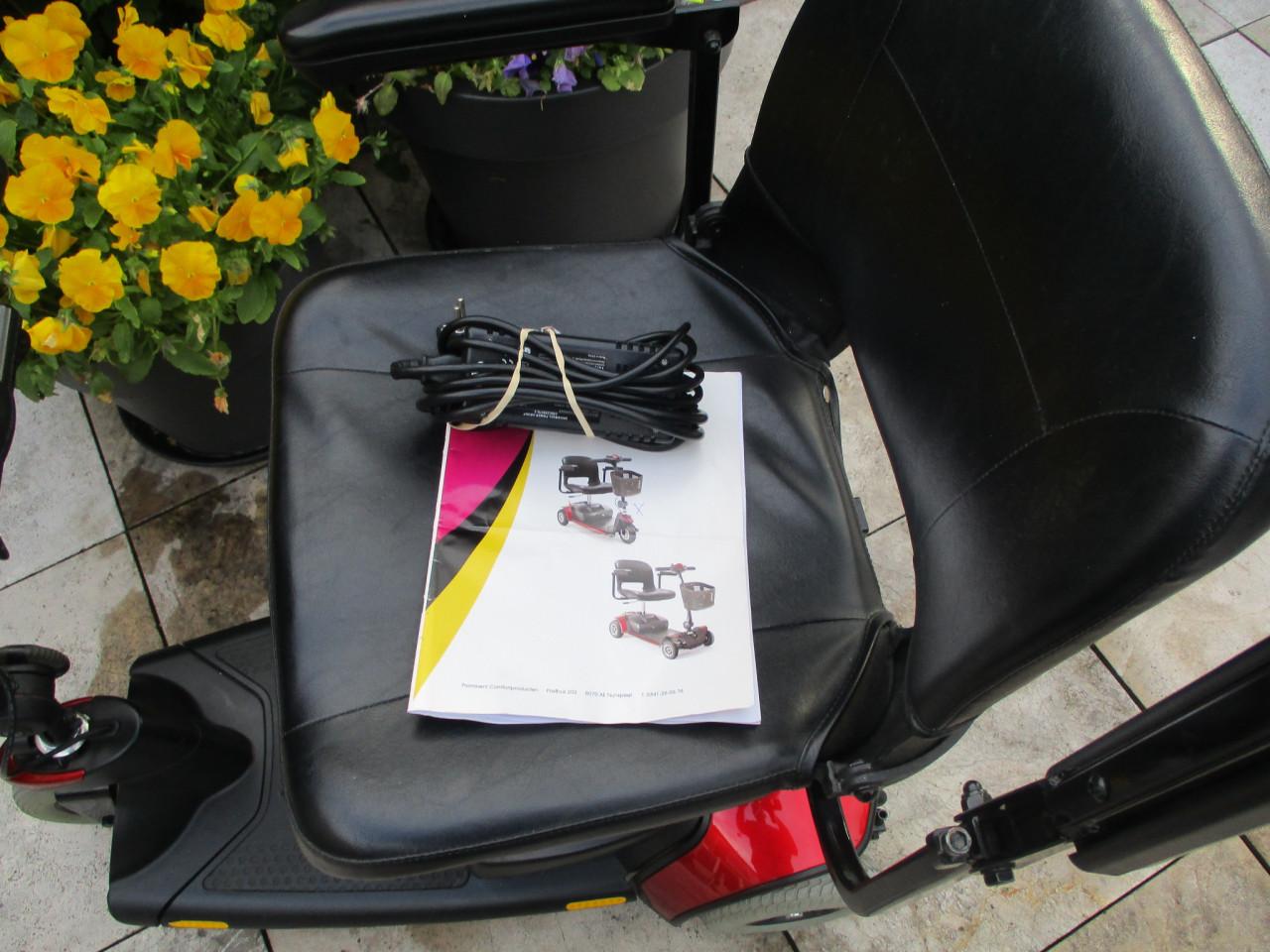 Zgan Pride GOGO Avantgarde opvouwbare scootmobiel met nieuwe accu,s