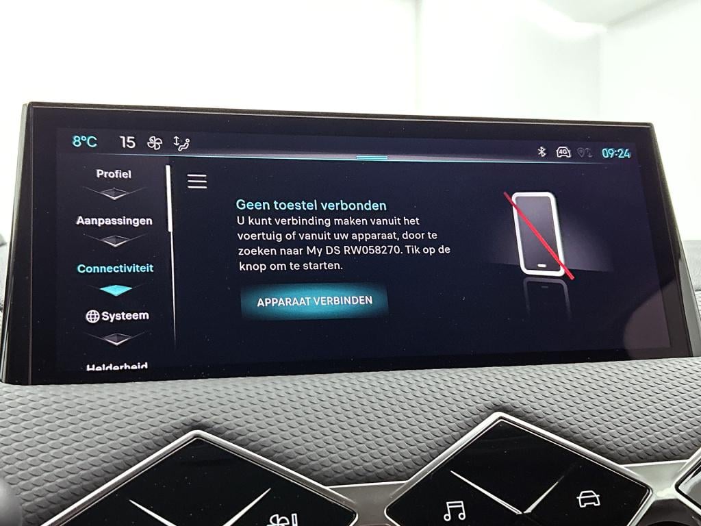 Ds Ds 3 e-tense bastille 54 kwh | camera | head-up display | stoelverwarmin