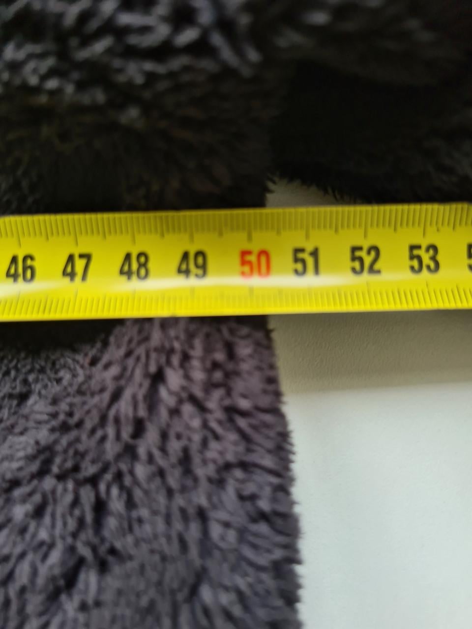 Hema Zwart fake fur Bontjas Jasje Maat S