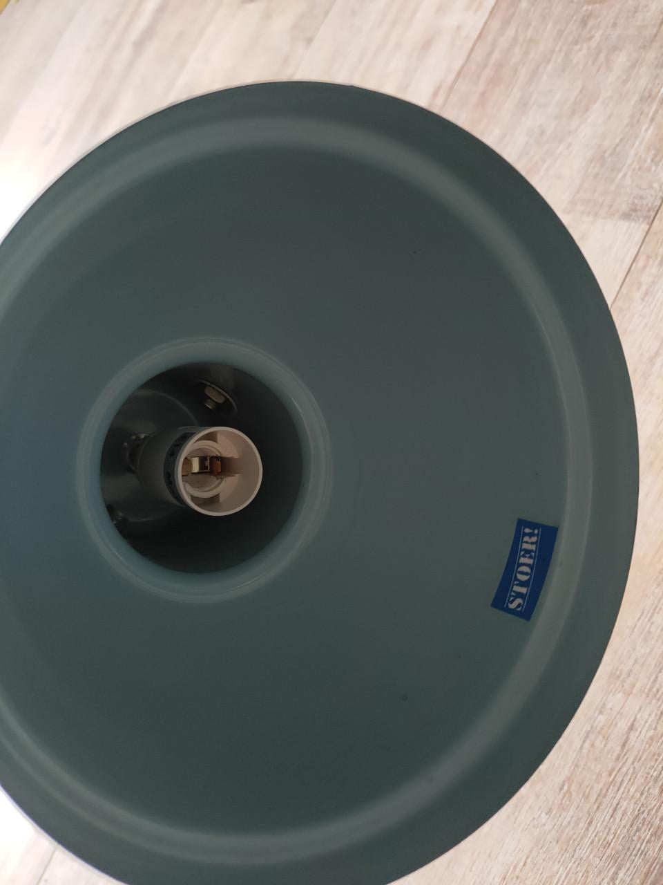2 mooie blauwe 'lief' lampen