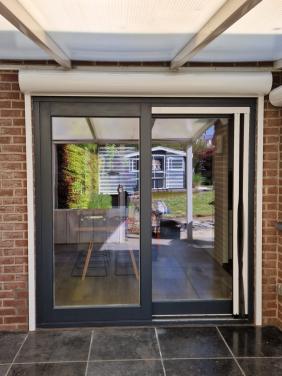 Schuifpui H 226 x B 216 evt incl rolluik