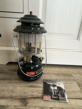 Prachtige Coleman olielamp, Coleman CL2, 288-700, IZGS!