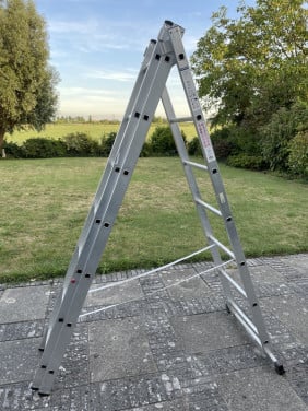 Te koop: reformladder 3 x 7 treden