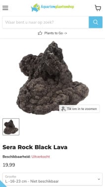 Sera zwarte lavastenen!