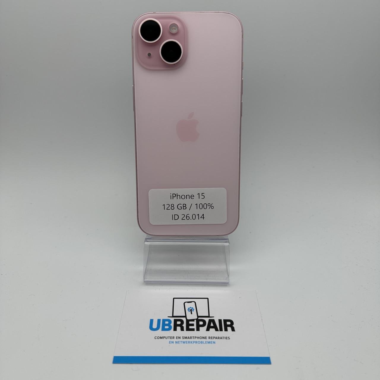 Apple iPhone 15 roze 128 GB