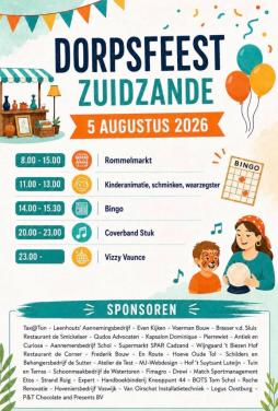 Rommelmarkt zuidzande woensdag 6 augustus