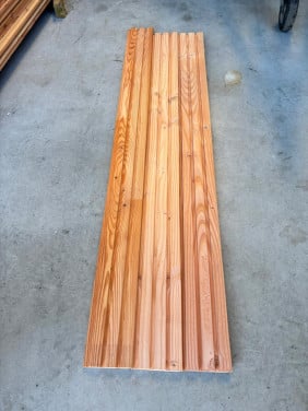 Douglas rhombus profielplank