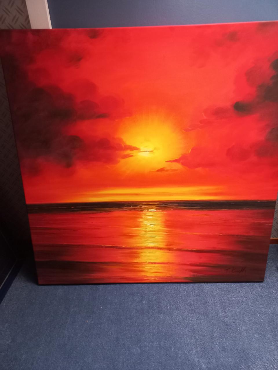 Canvas poster 1 x 1 meter