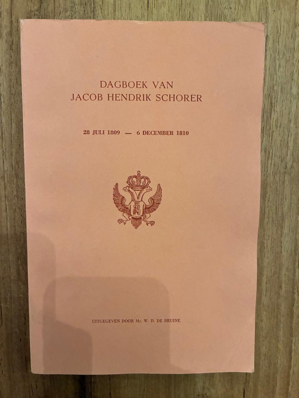 Dagboek van Jacob Hendrik Schorer