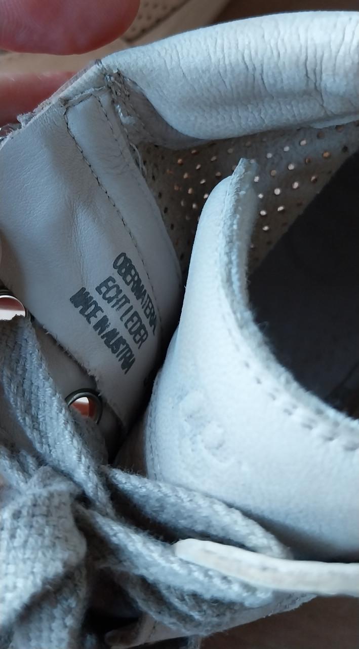 Mooie beige leren sneakers mt 38,5; Paul Green